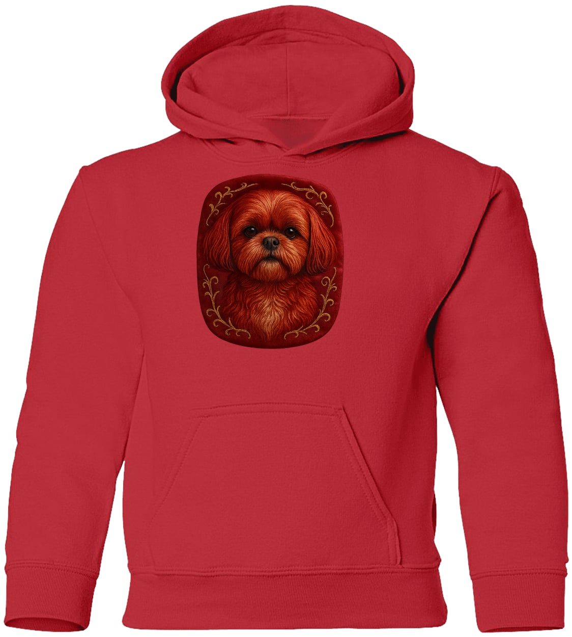 G185B Gildan Youth Pullover Hoodie - Red