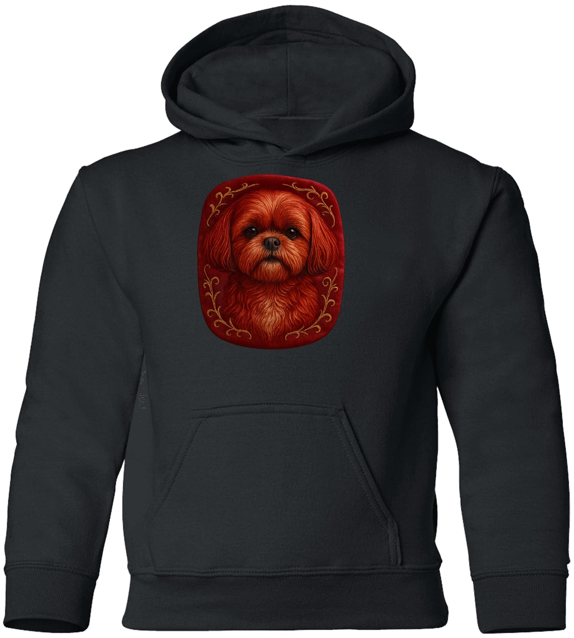 G185B Gildan Youth Pullover Hoodie - Black