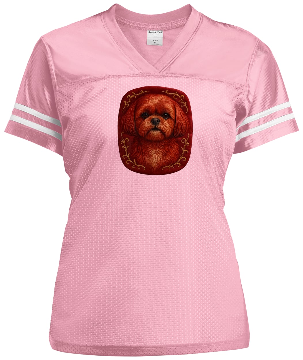 LST307 Sport-Tek Ladies' Replica Jersey - Light Pink/White