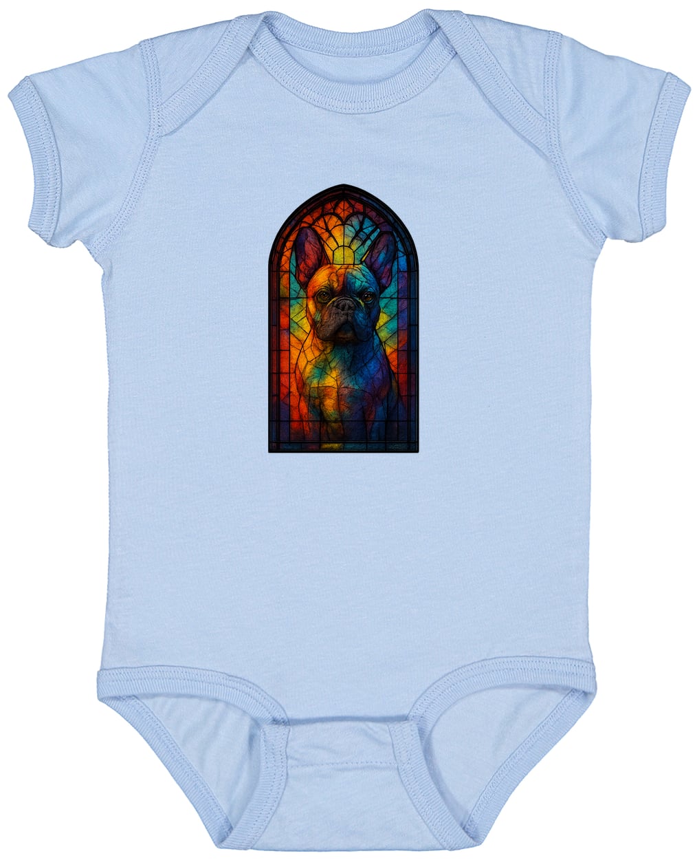 4424 Infant Fine Jersey Bodysuit - Light Blue