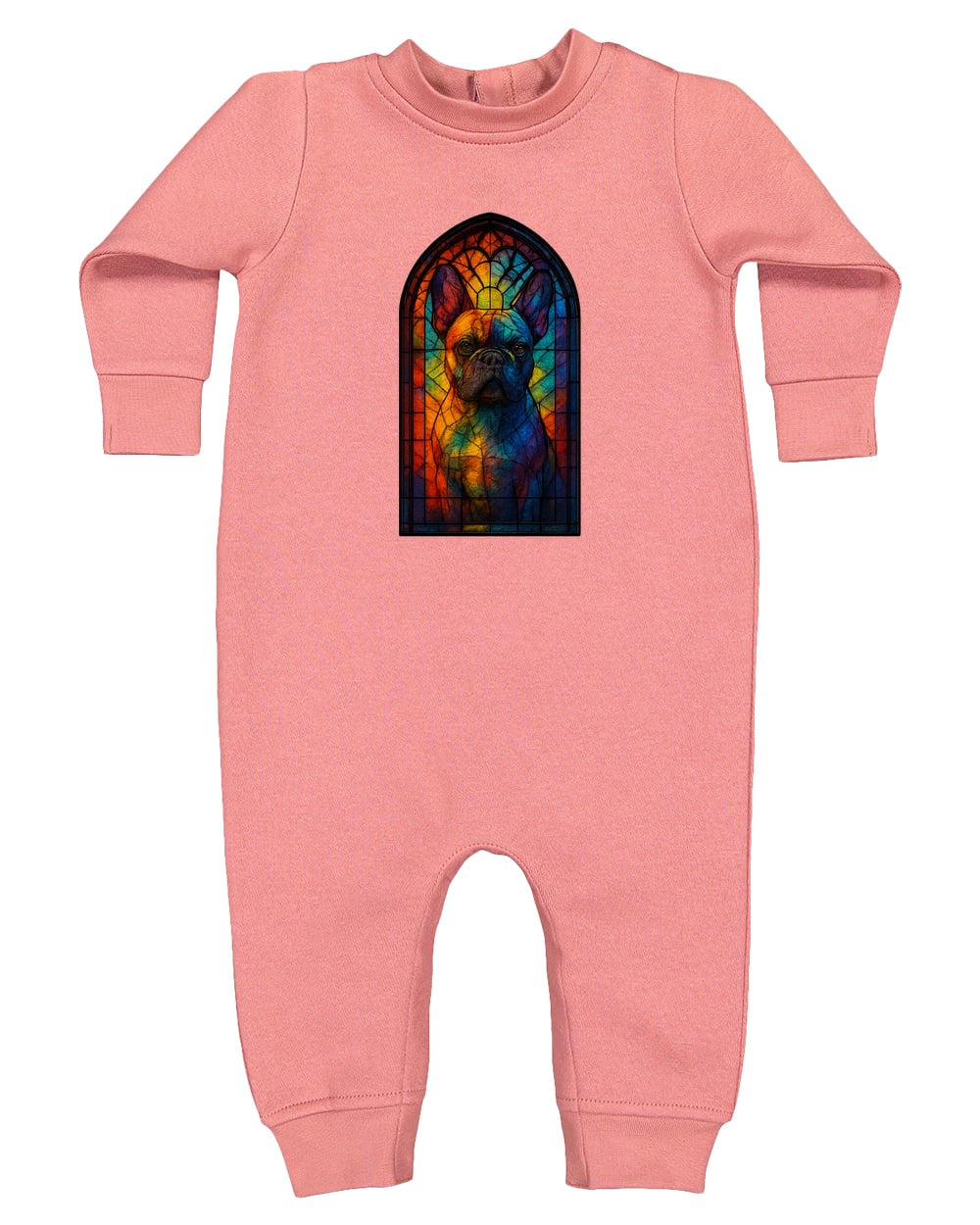 4447 Rabbit Skins Infant Fleece One-Piece Bodysuit - Mauvelous