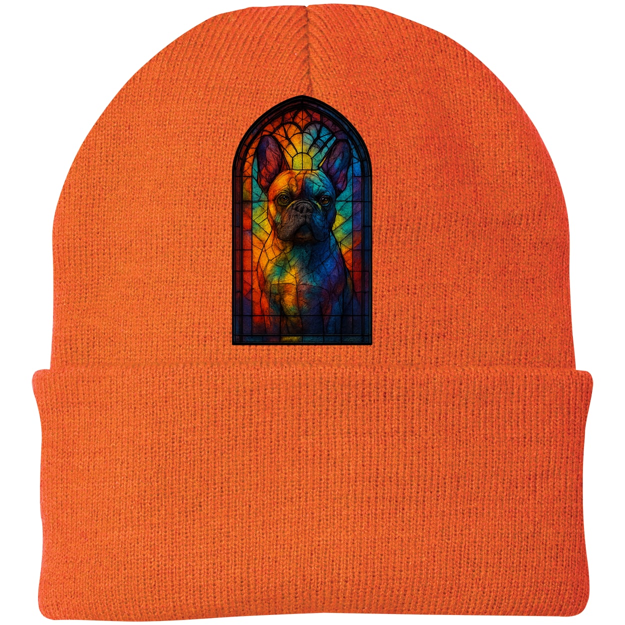 CP90 Port & Company Knit Beanie - Neon Orange