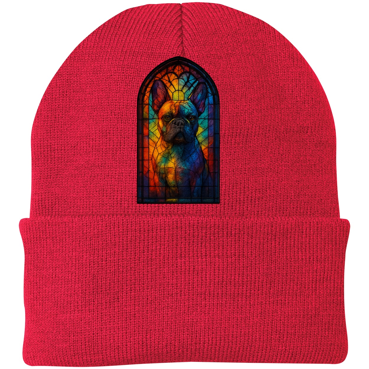 CP90 Port & Company Knit Beanie - Athletic Red