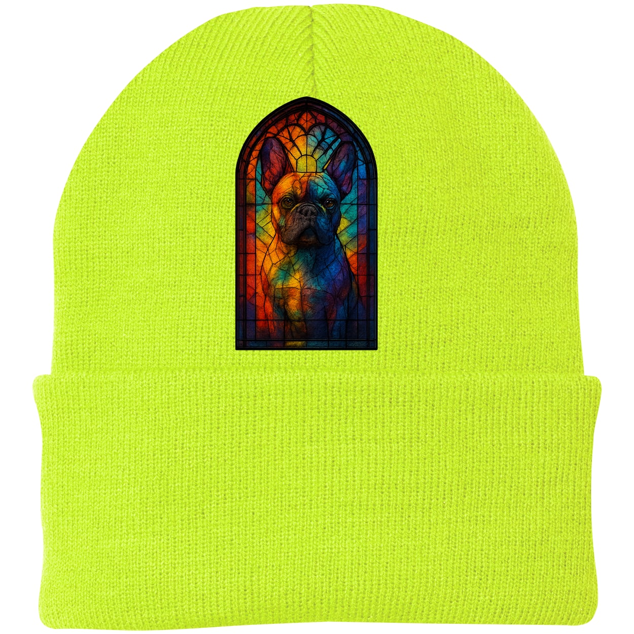 CP90 Port & Company Knit Beanie - Neon Yellow