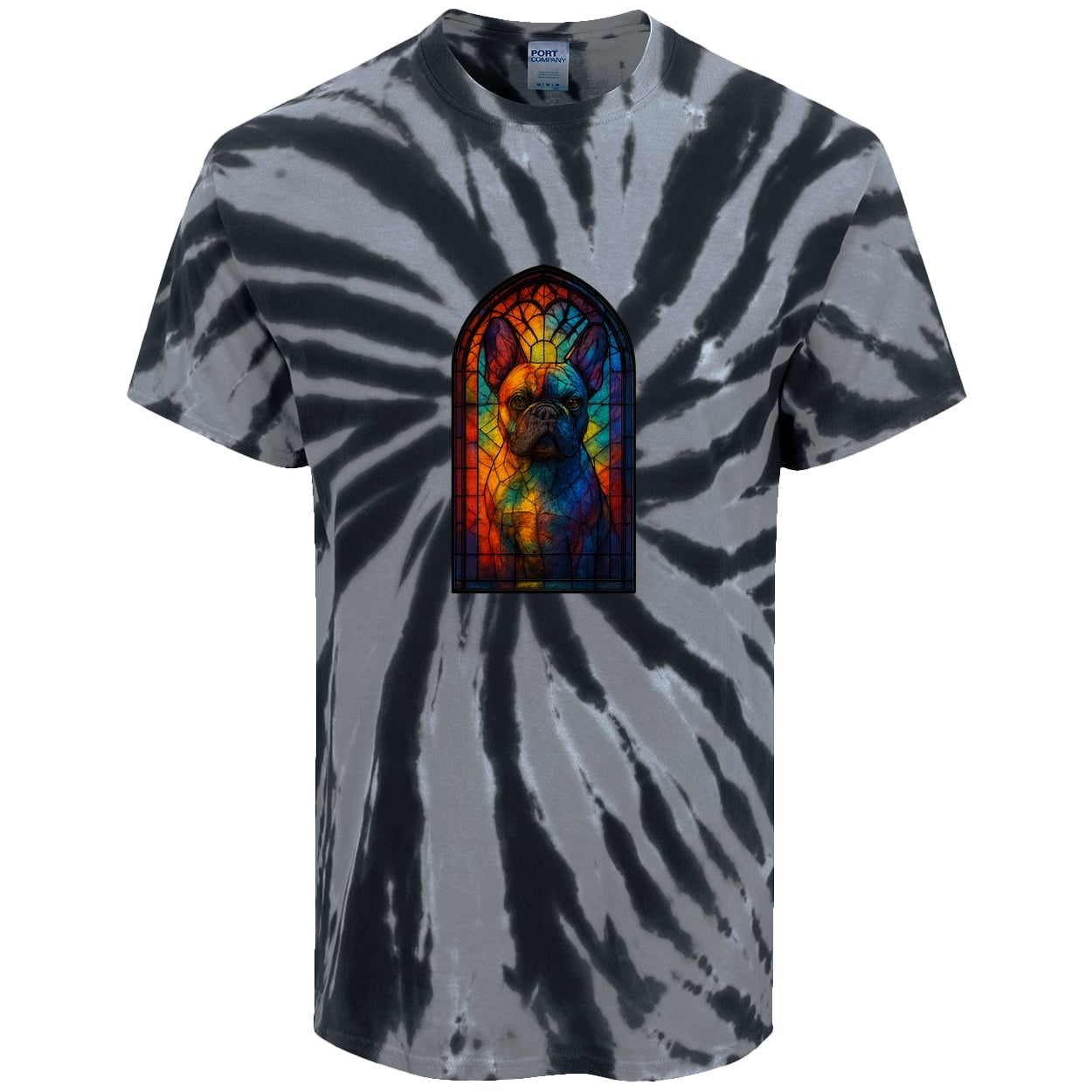 PC147 Port & Company Tie-Dye Tee - Black