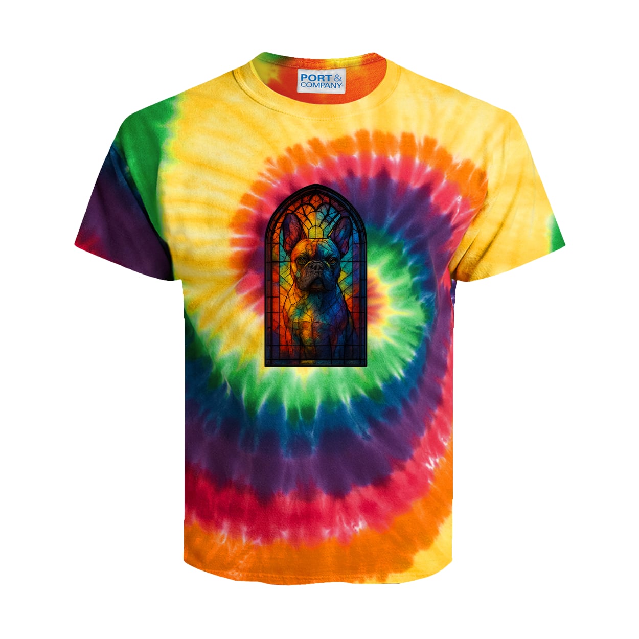 PC147Y Port & Company Kids Tie-Dye Tee - Rainbow