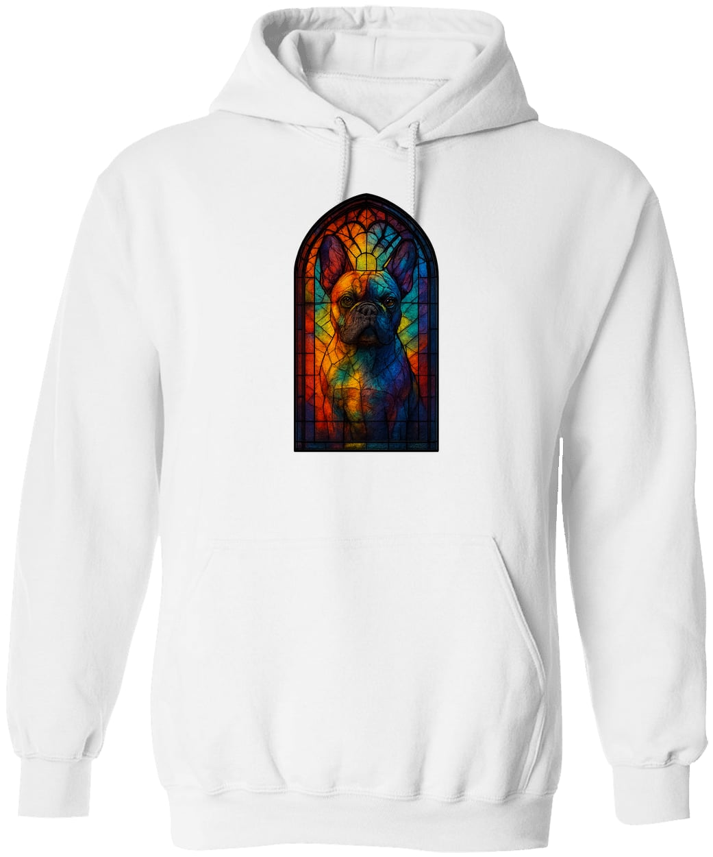 G185 Gildan Pullover Hoodie - White