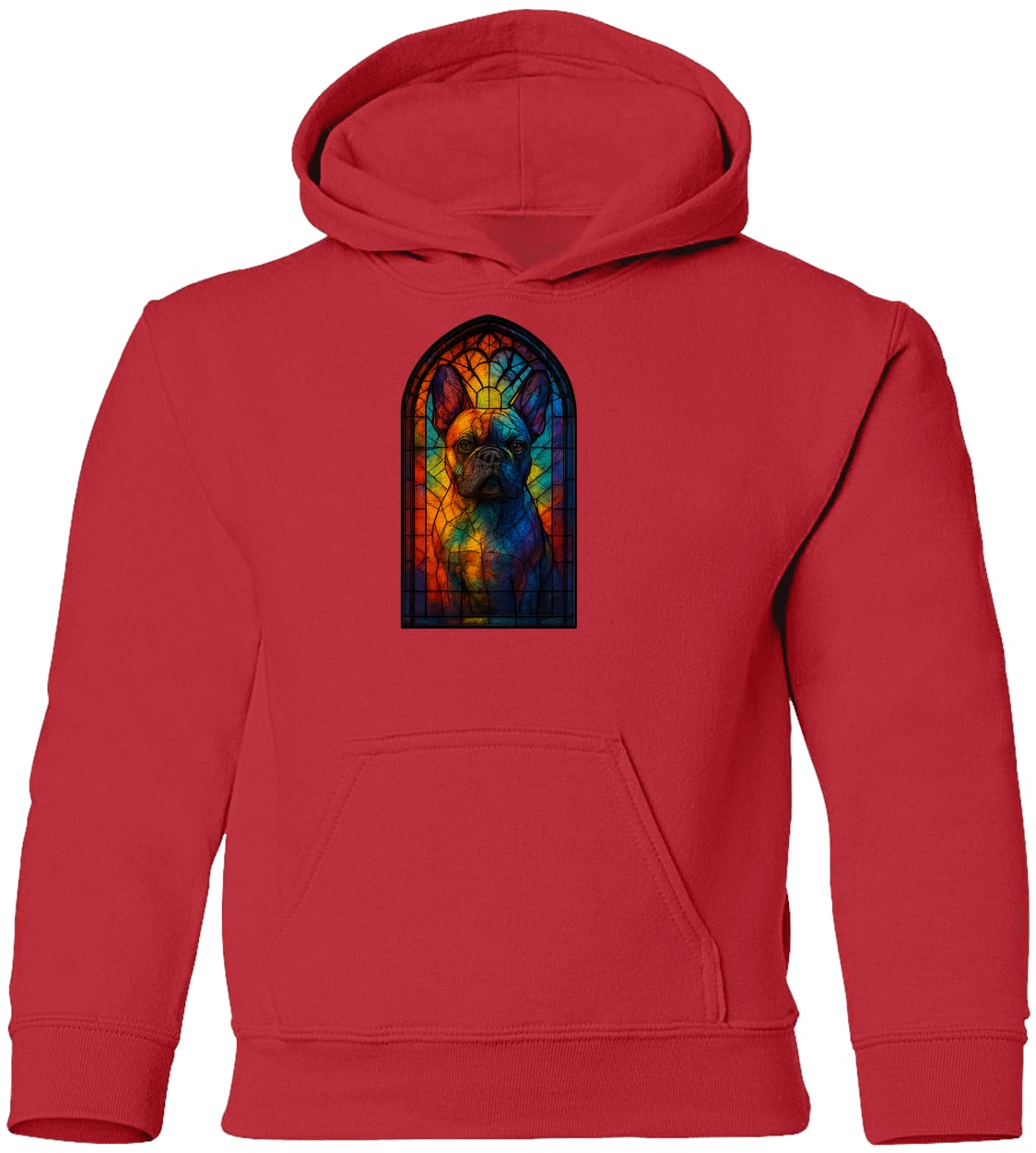G185B Gildan Youth Pullover Hoodie - Red