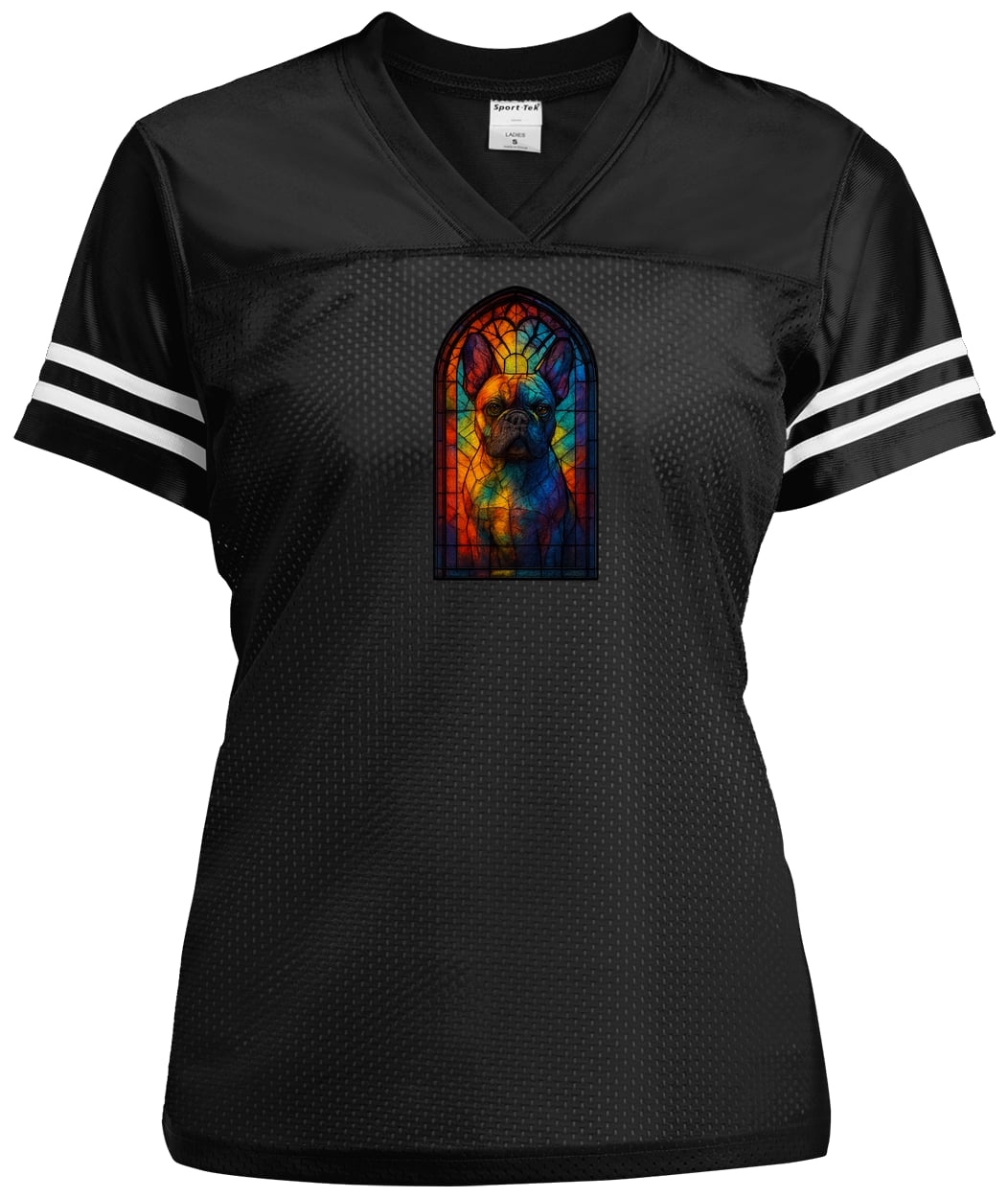 LST307 Sport-Tek Ladies' Replica Jersey - Black/White