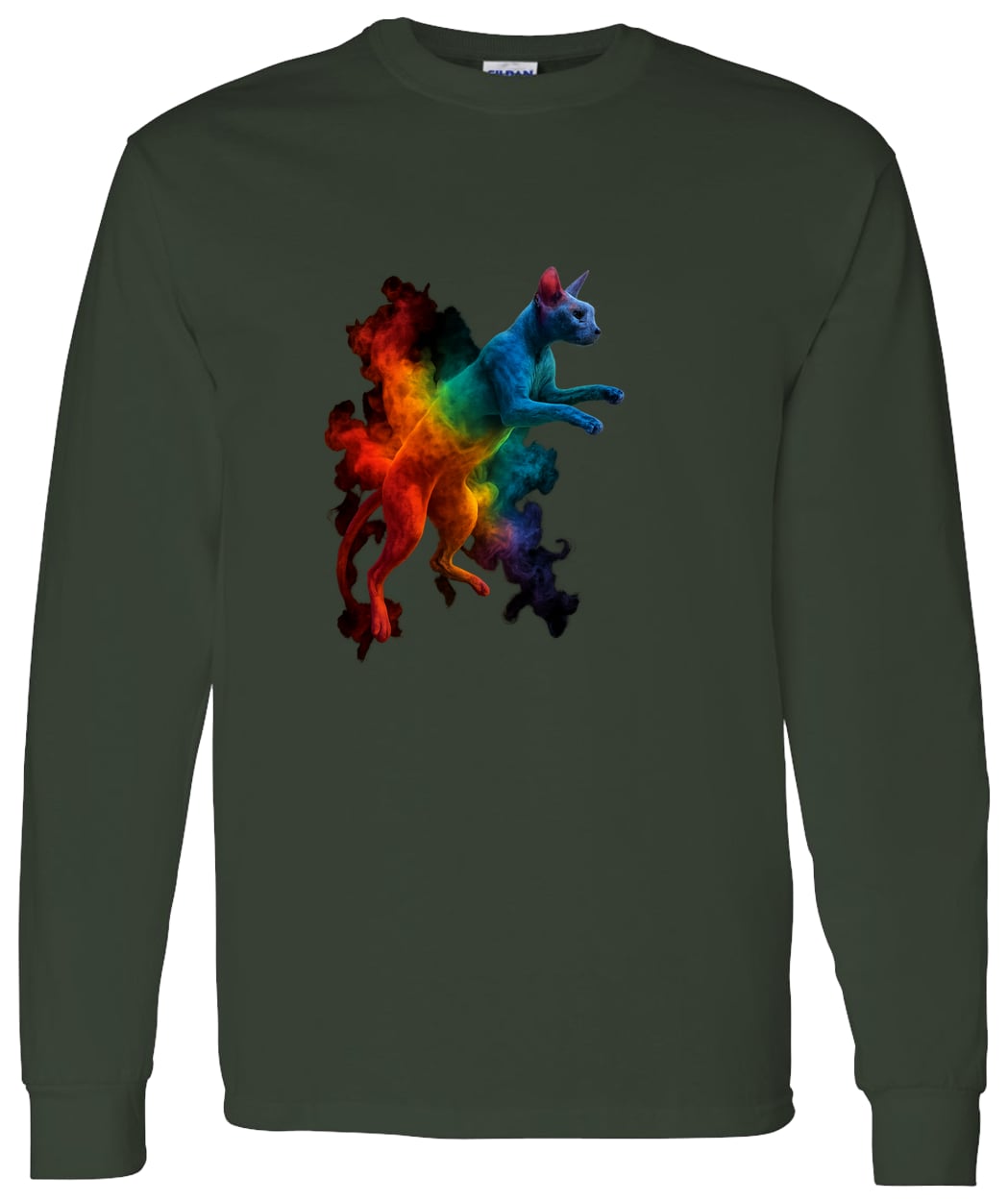 G540 LS T-Shirt 5.3 oz. - Forest Green