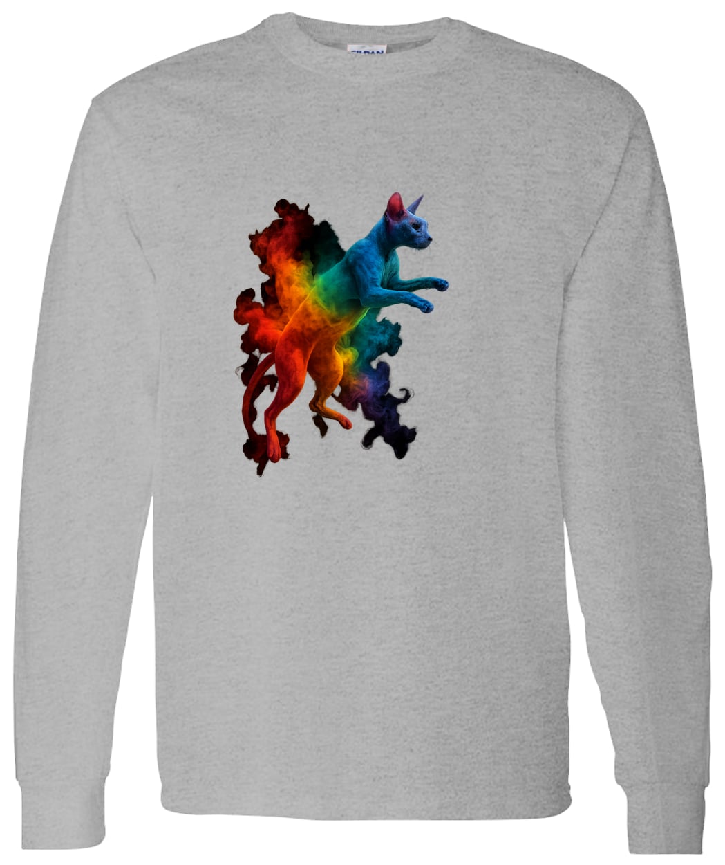 G540 LS T-Shirt 5.3 oz. - Sport Grey