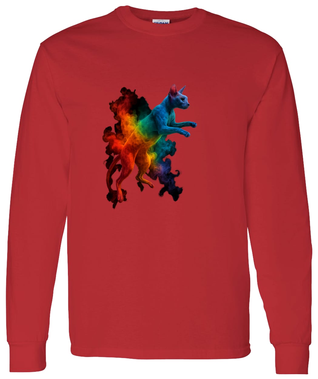 G540 LS T-Shirt 5.3 oz. - Red