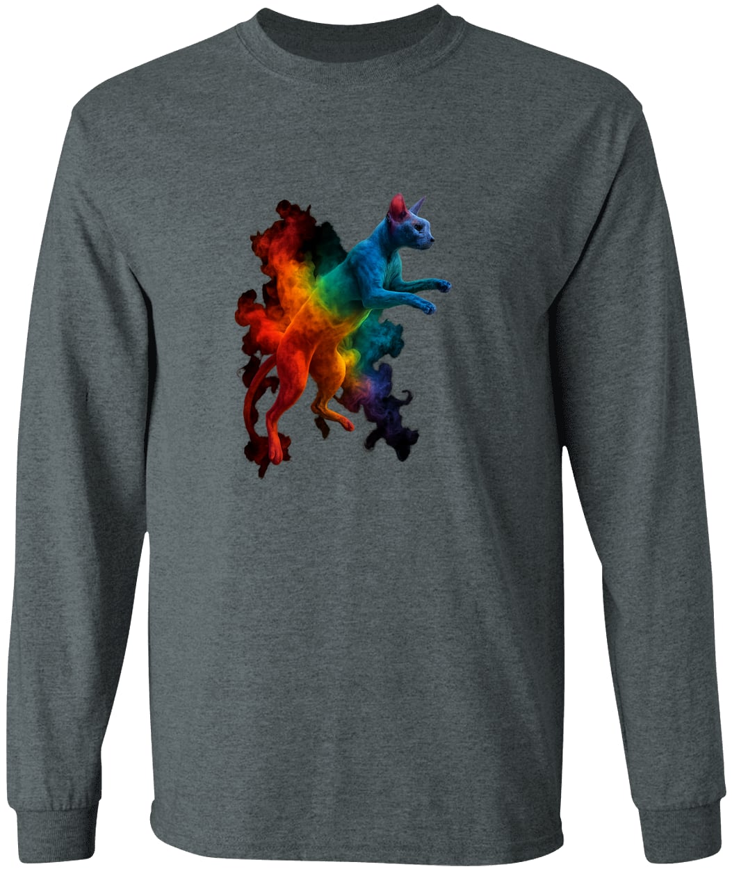 G540 LS T-Shirt 5.3 oz. - Dark Heather