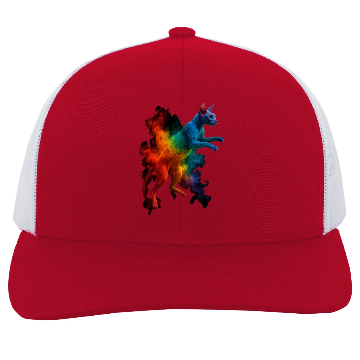 104C Trucker Snap Back - Red/White