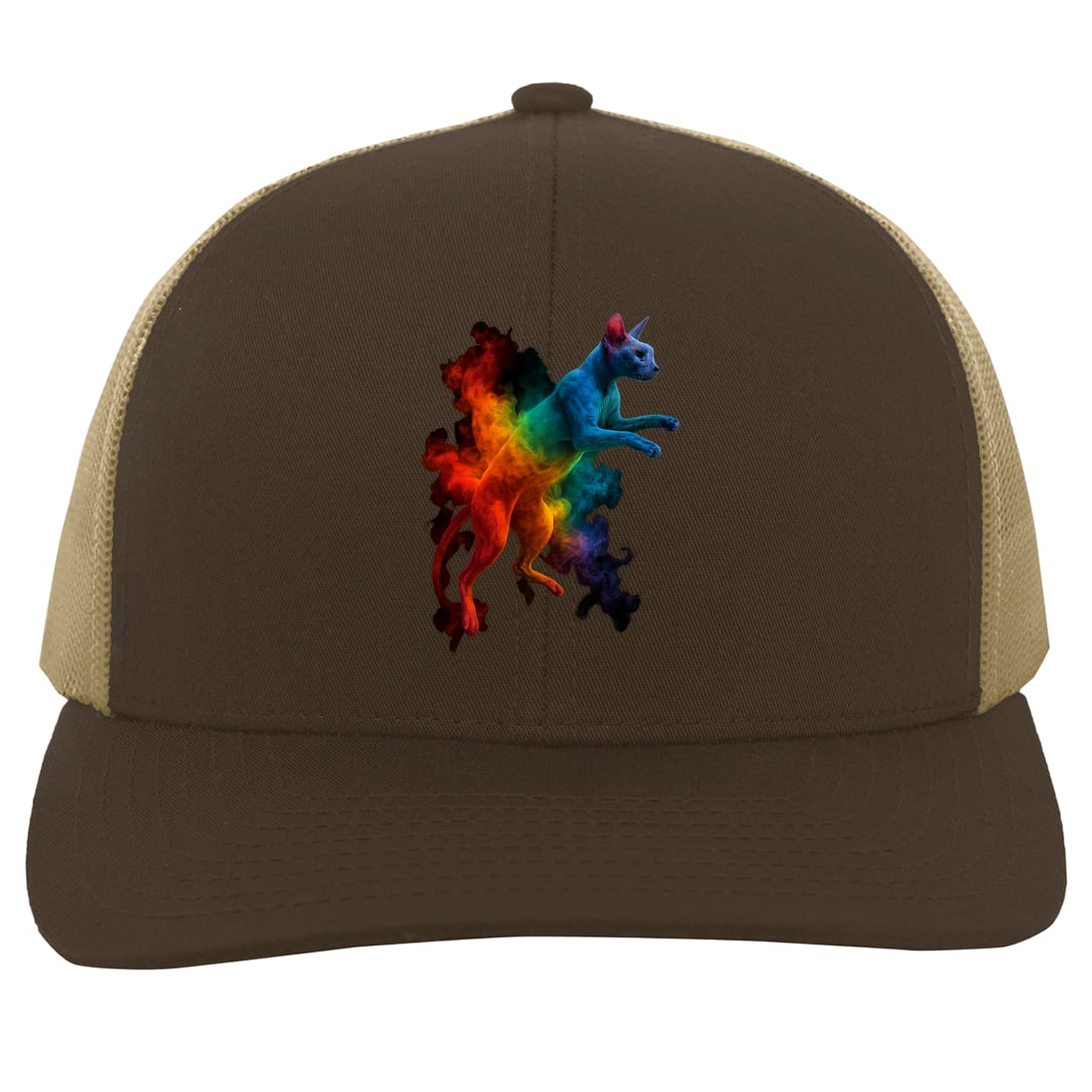 104C Trucker Snap Back - Brown/Khaki