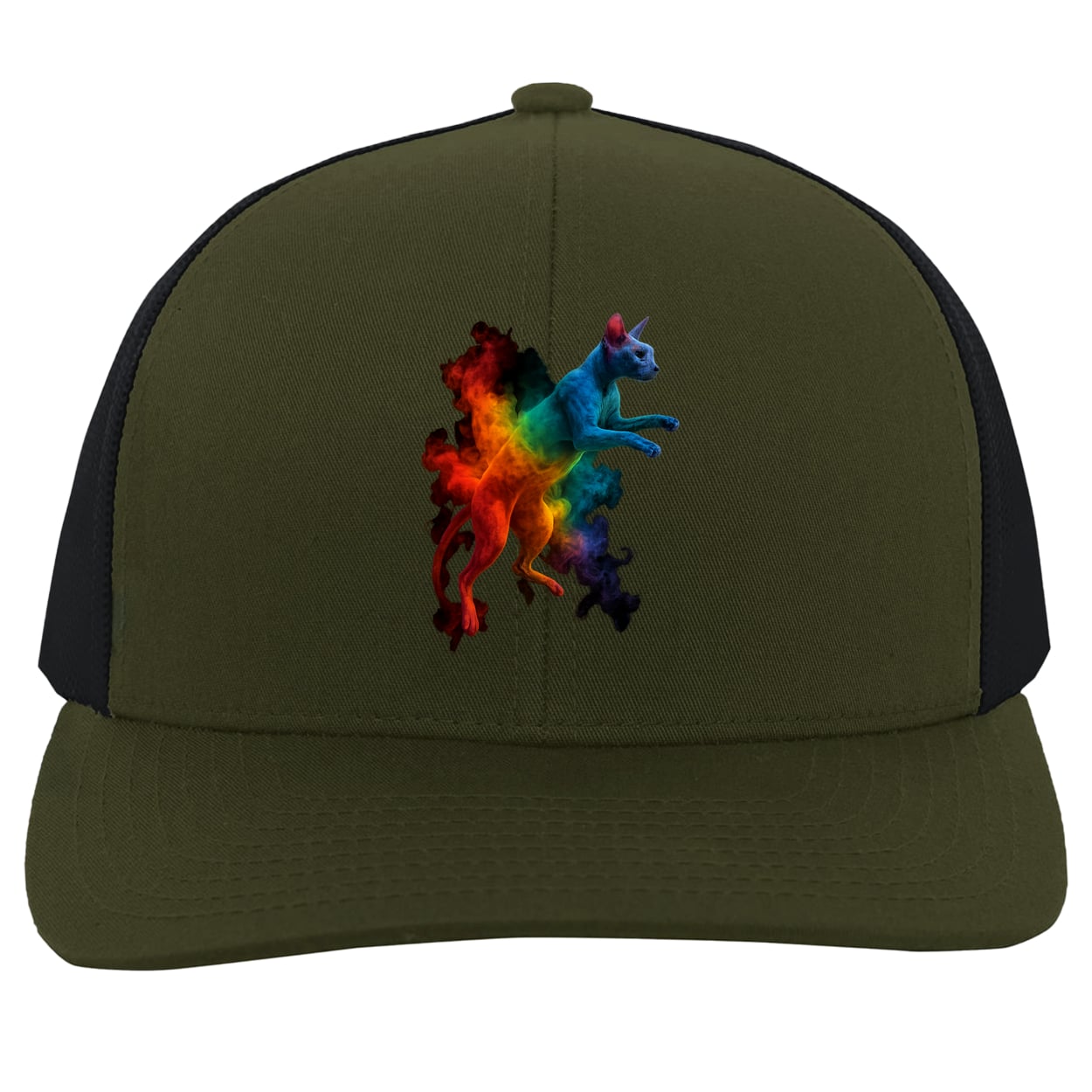 104C Trucker Snap Back - Moss/Charcoal