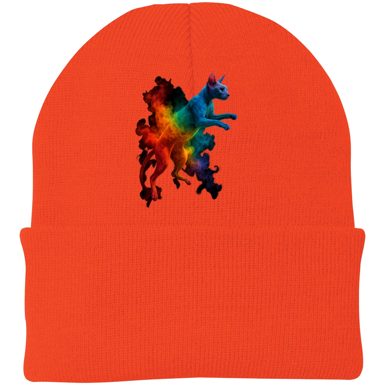 CP90 Port & Company Knit Beanie - Athletic Orange
