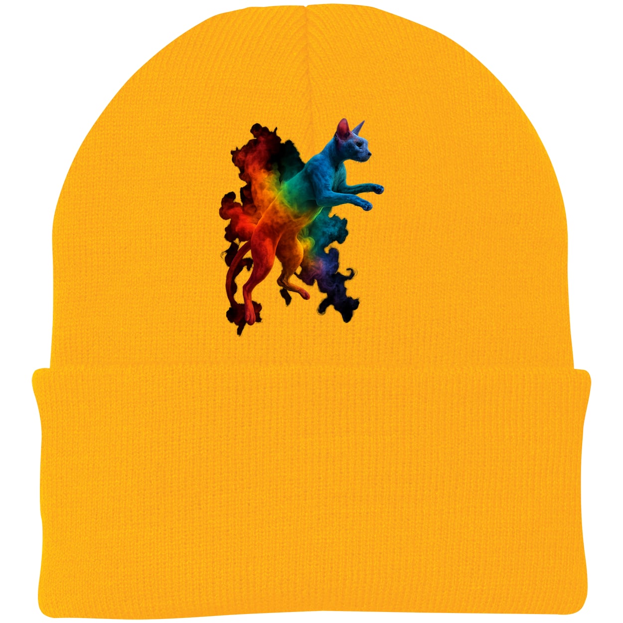 CP90 Port & Company Knit Beanie - Athletic Gold