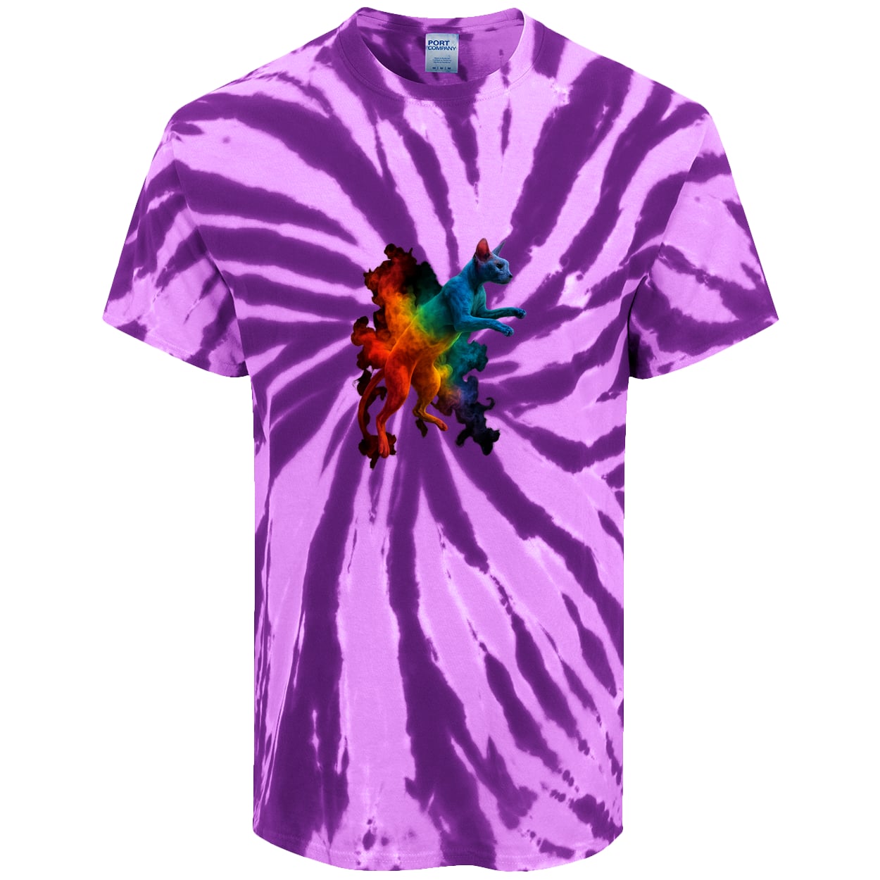 PC147 Port & Company Tie-Dye Tee - Purple