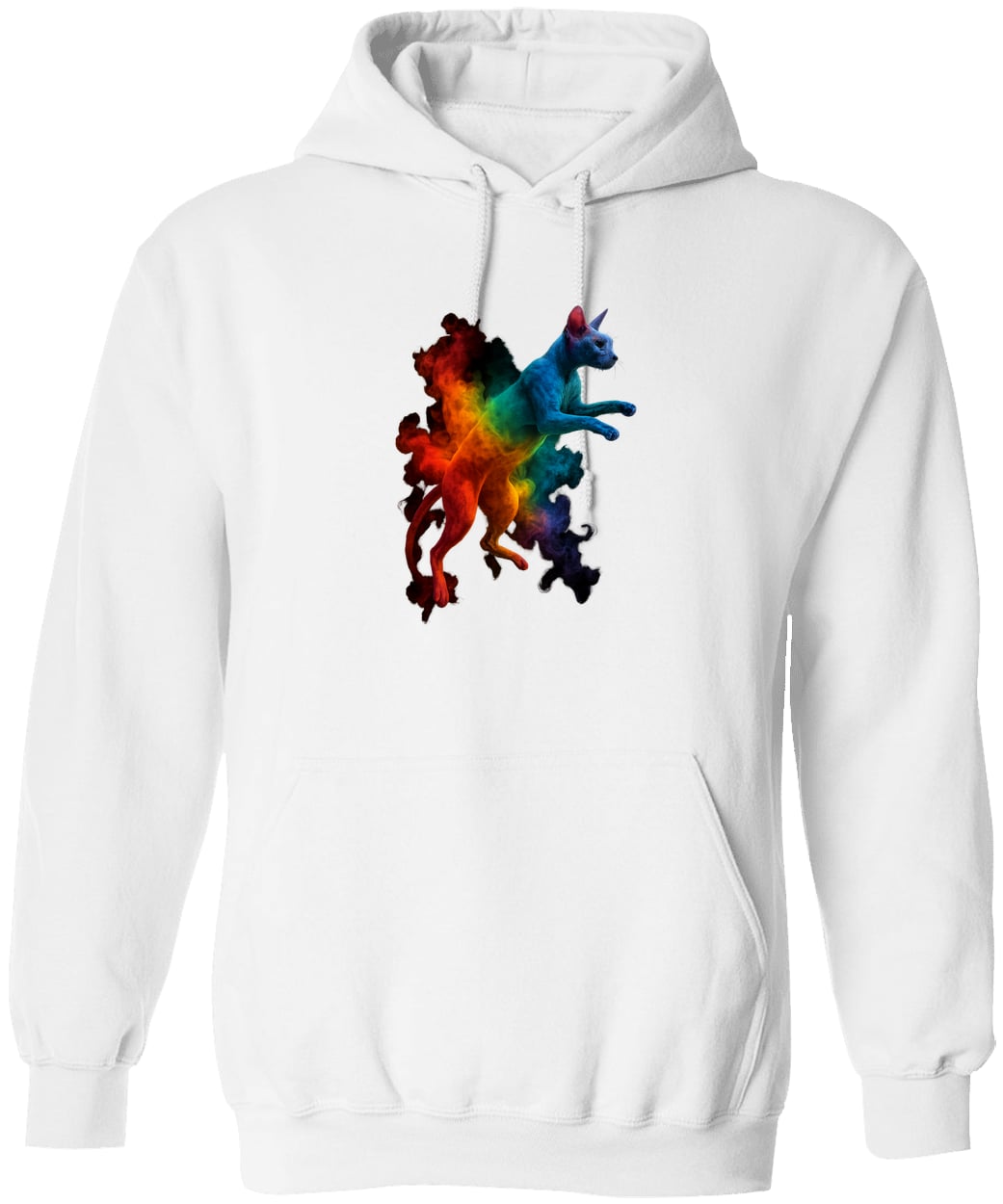 G185 Gildan Pullover Hoodie - White