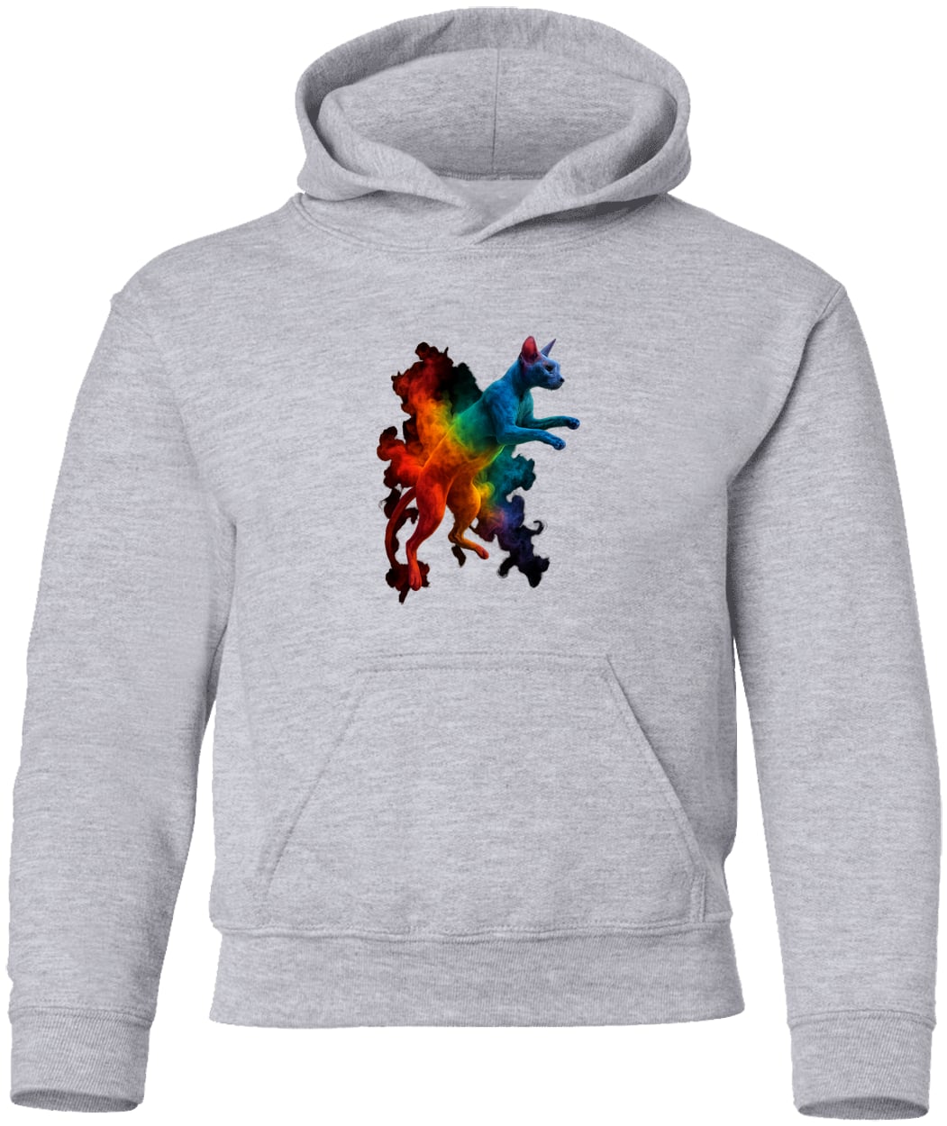 G185B Gildan Youth Pullover Hoodie - Sport Grey
