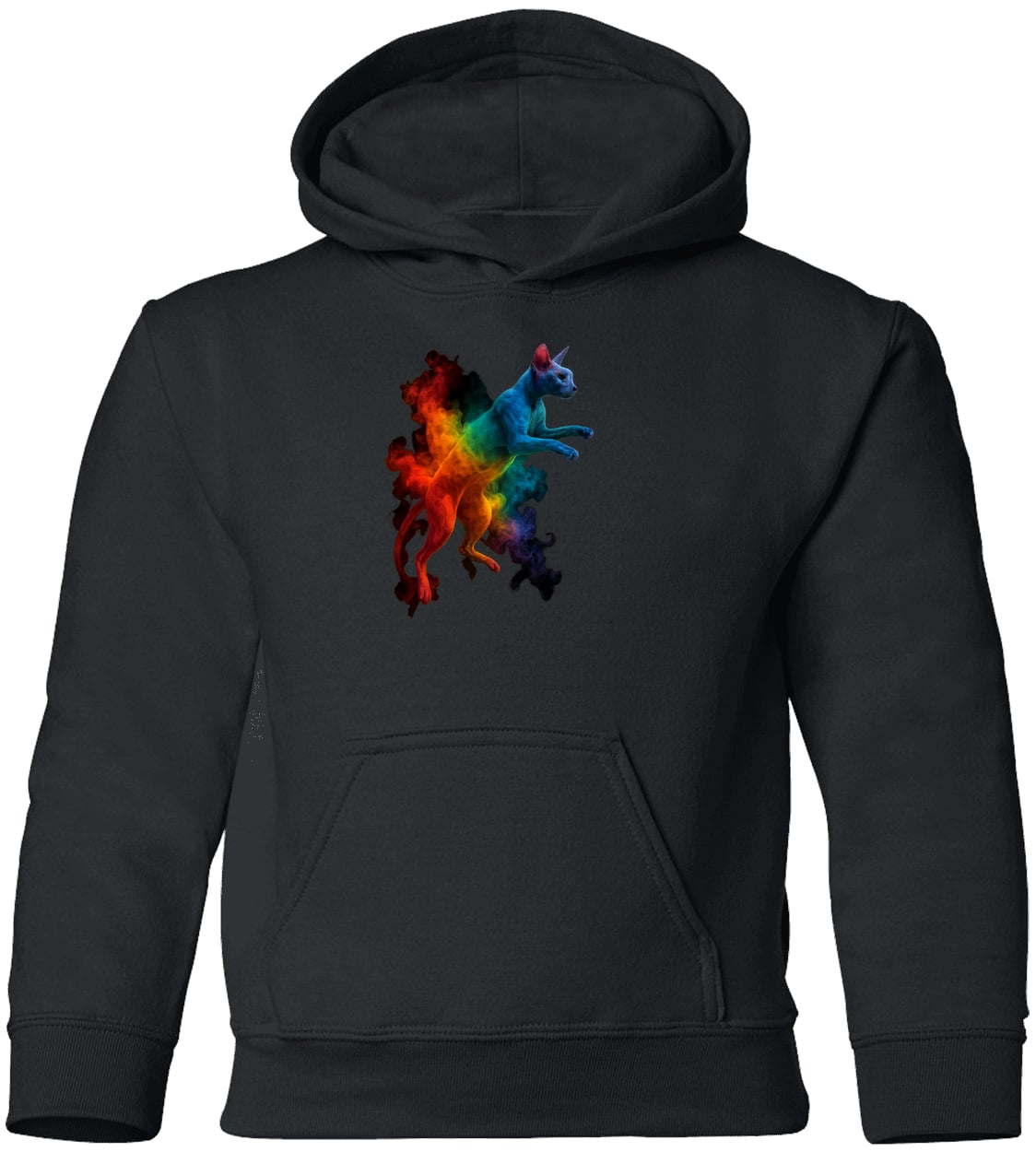 G185B Gildan Youth Pullover Hoodie - Black