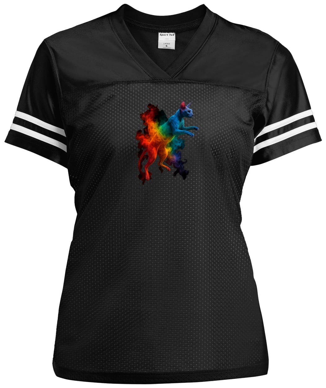 LST307 Sport-Tek Ladies' Replica Jersey - Black/White