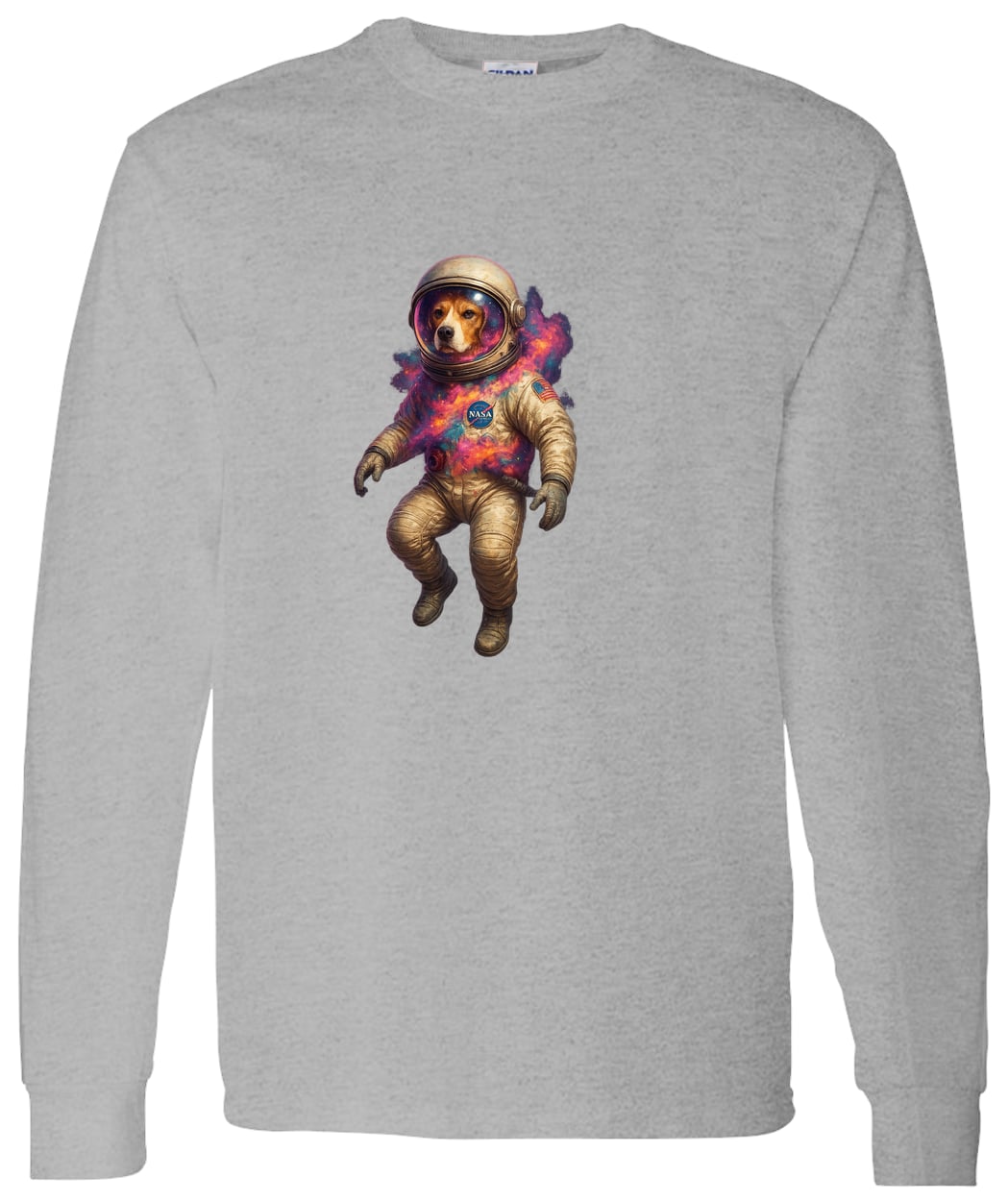 G540 LS T-Shirt 5.3 oz. - Sport Grey