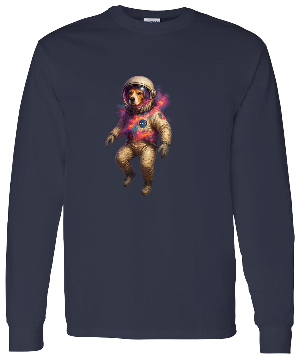 G540 LS T-Shirt 5.3 oz. - Navy