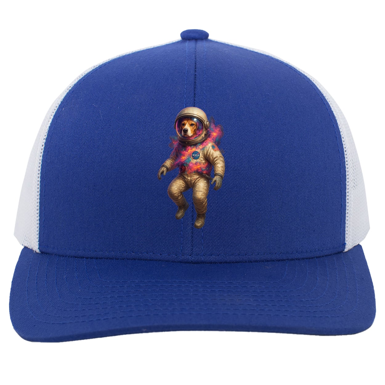 104C Trucker Snap Back - Royal/White