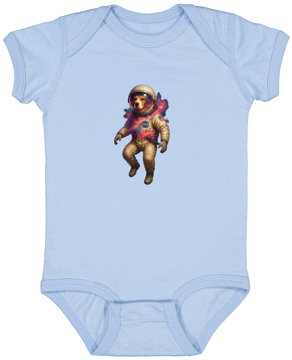 4424 Infant Fine Jersey Bodysuit - Light Blue