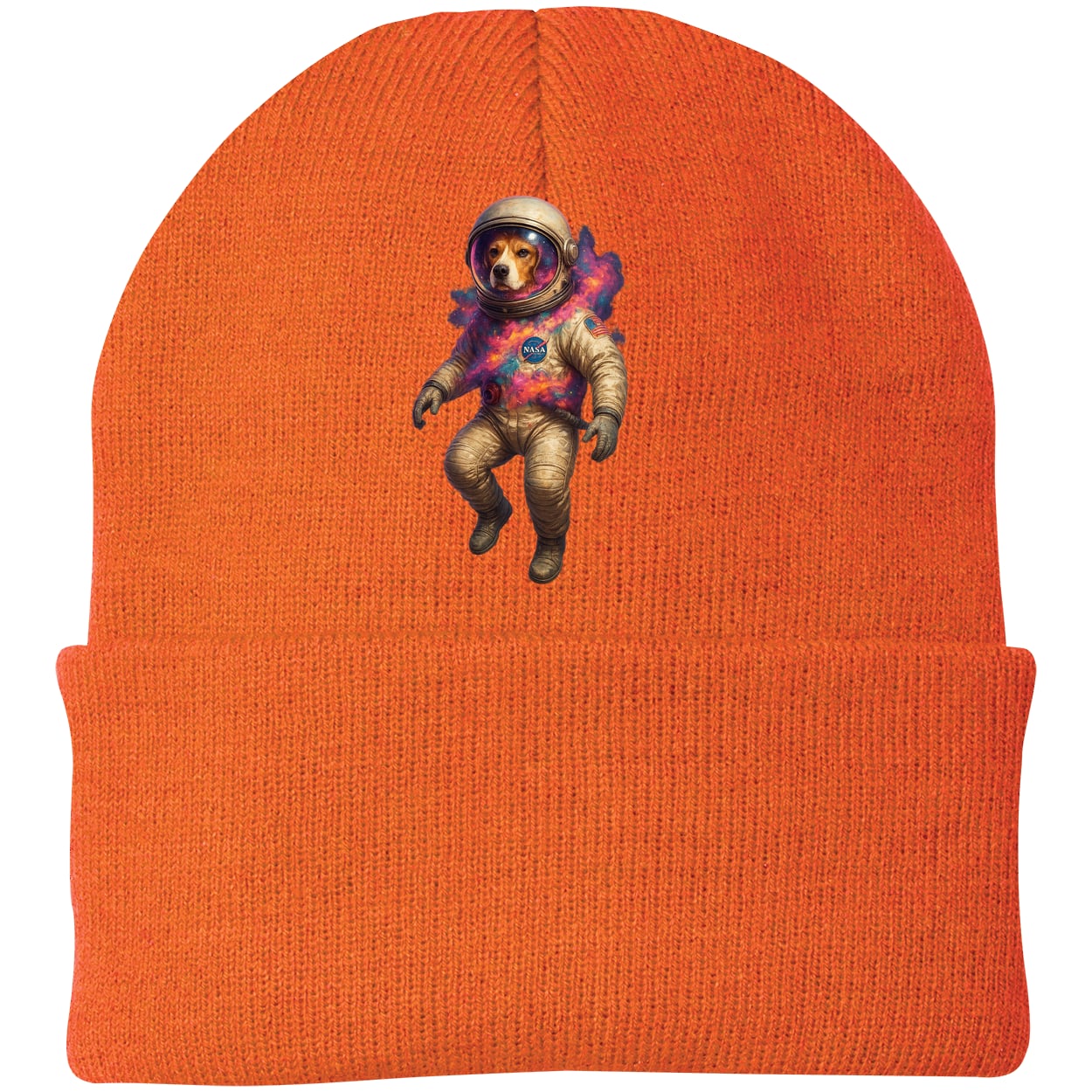 CP90 Port & Company Knit Beanie - Neon Orange