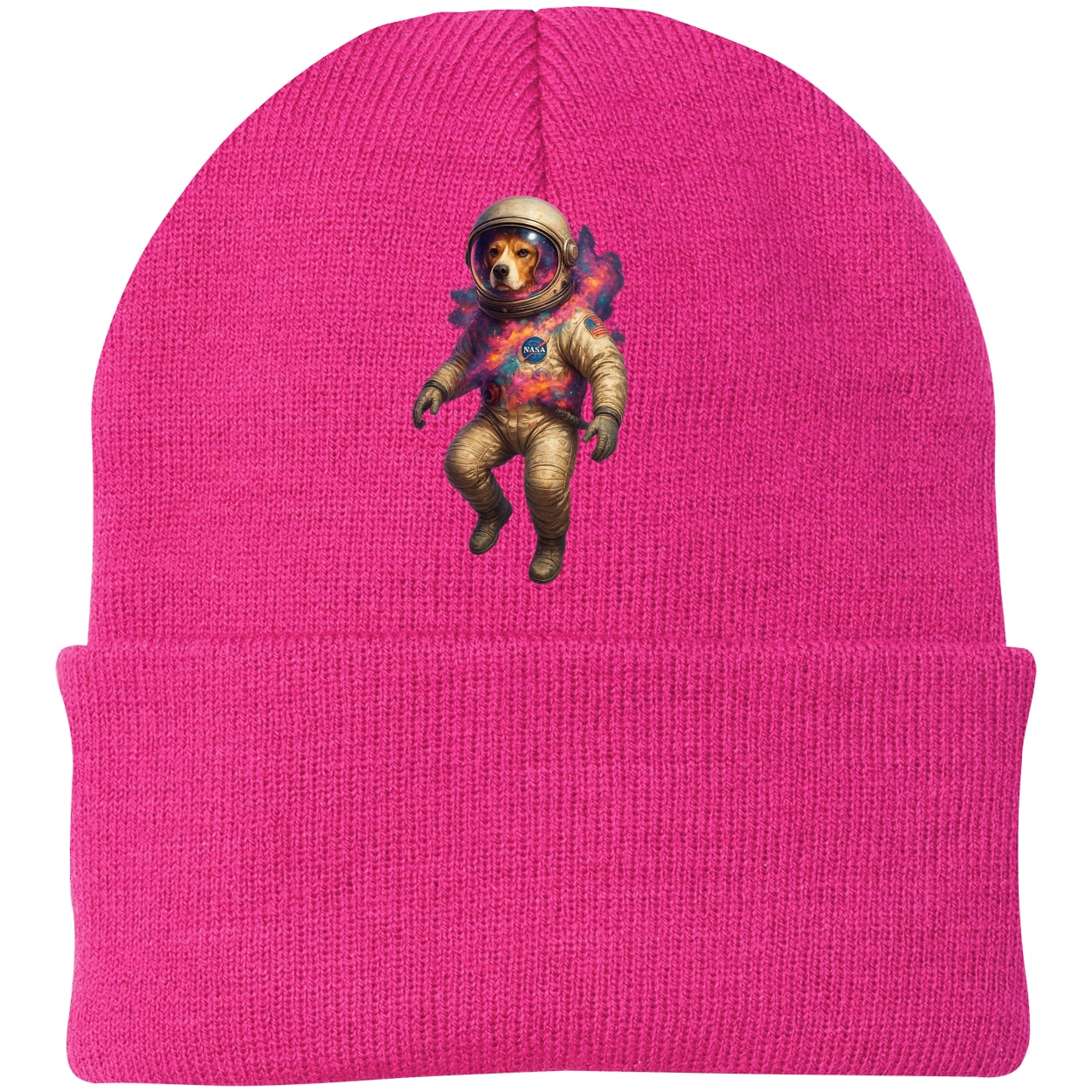 CP90 Port & Company Knit Beanie - Neon Pink