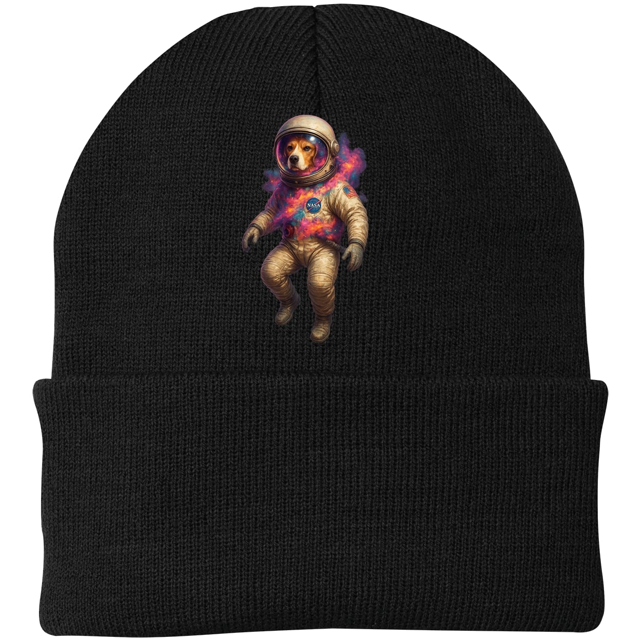 CP90 Port & Company Knit Beanie - Black