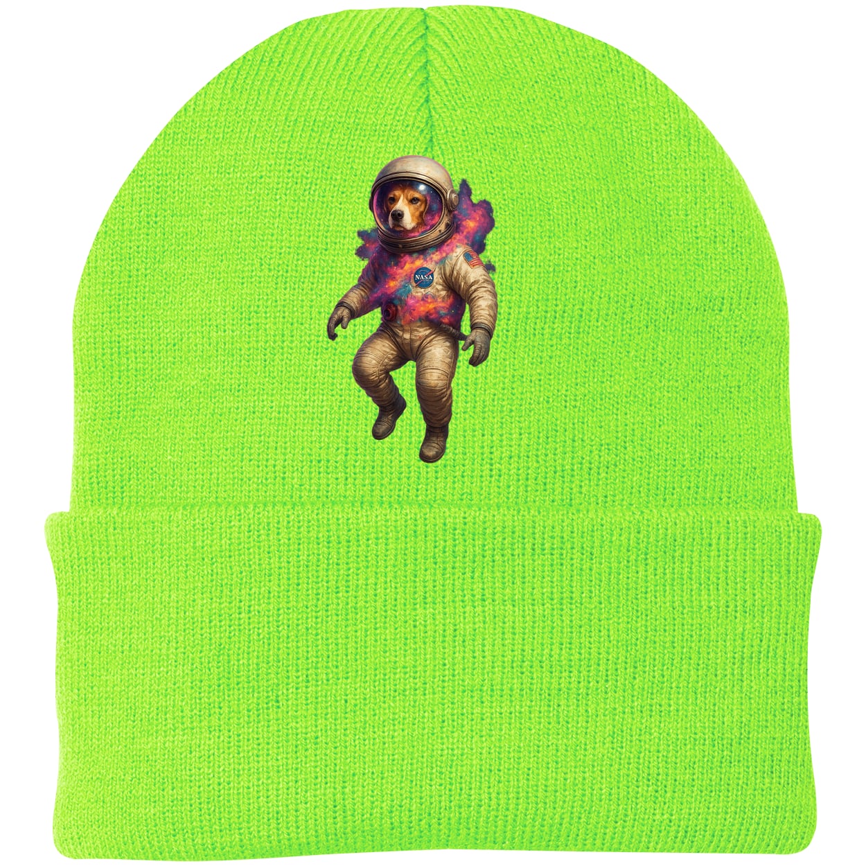 CP90 Port & Company Knit Beanie - Neon Green
