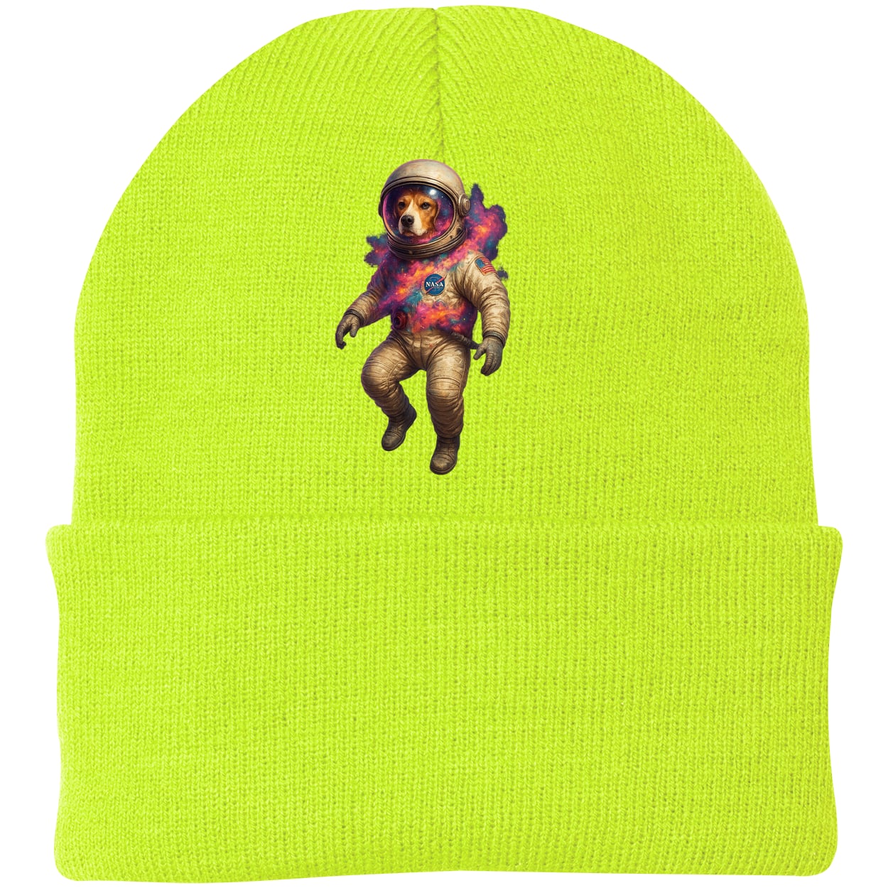 CP90 Port & Company Knit Beanie - Neon Yellow