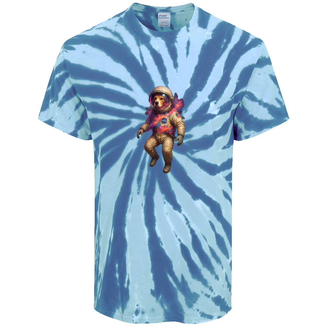 PC147 Port & Company Tie-Dye Tee - Royal