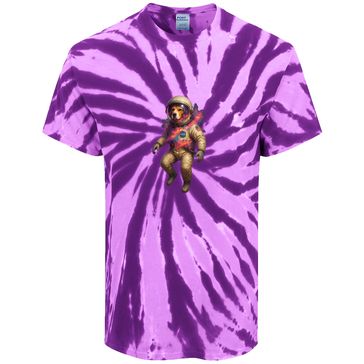 PC147 Port & Company Tie-Dye Tee - Purple