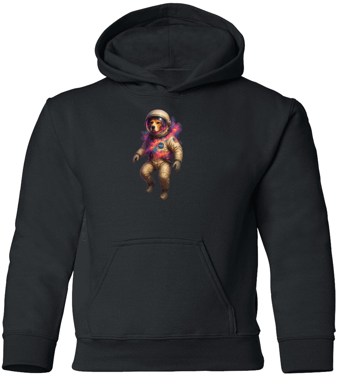G185B Gildan Youth Pullover Hoodie - Black