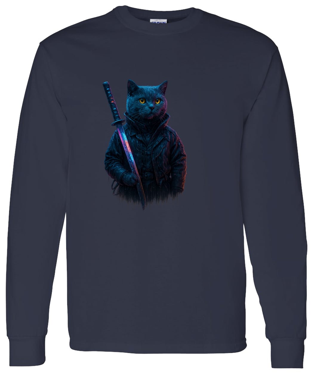 G540 LS T-Shirt 5.3 oz. - Navy