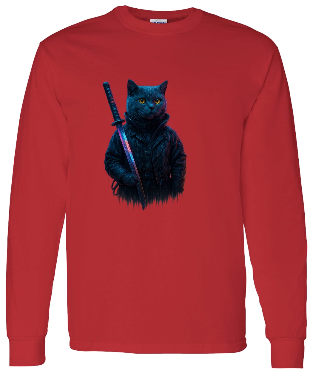 G540 LS T-Shirt 5.3 oz. - Red