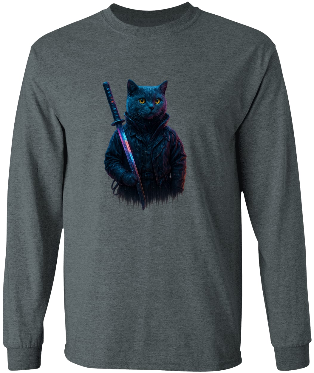 G540 LS T-Shirt 5.3 oz. - Dark Heather