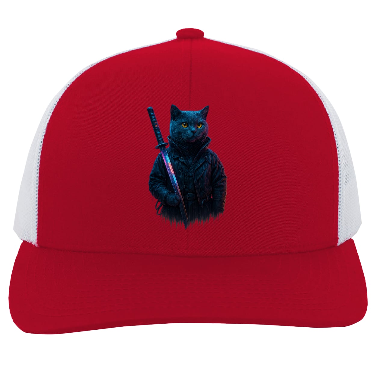 104C Trucker Snap Back - Red/White