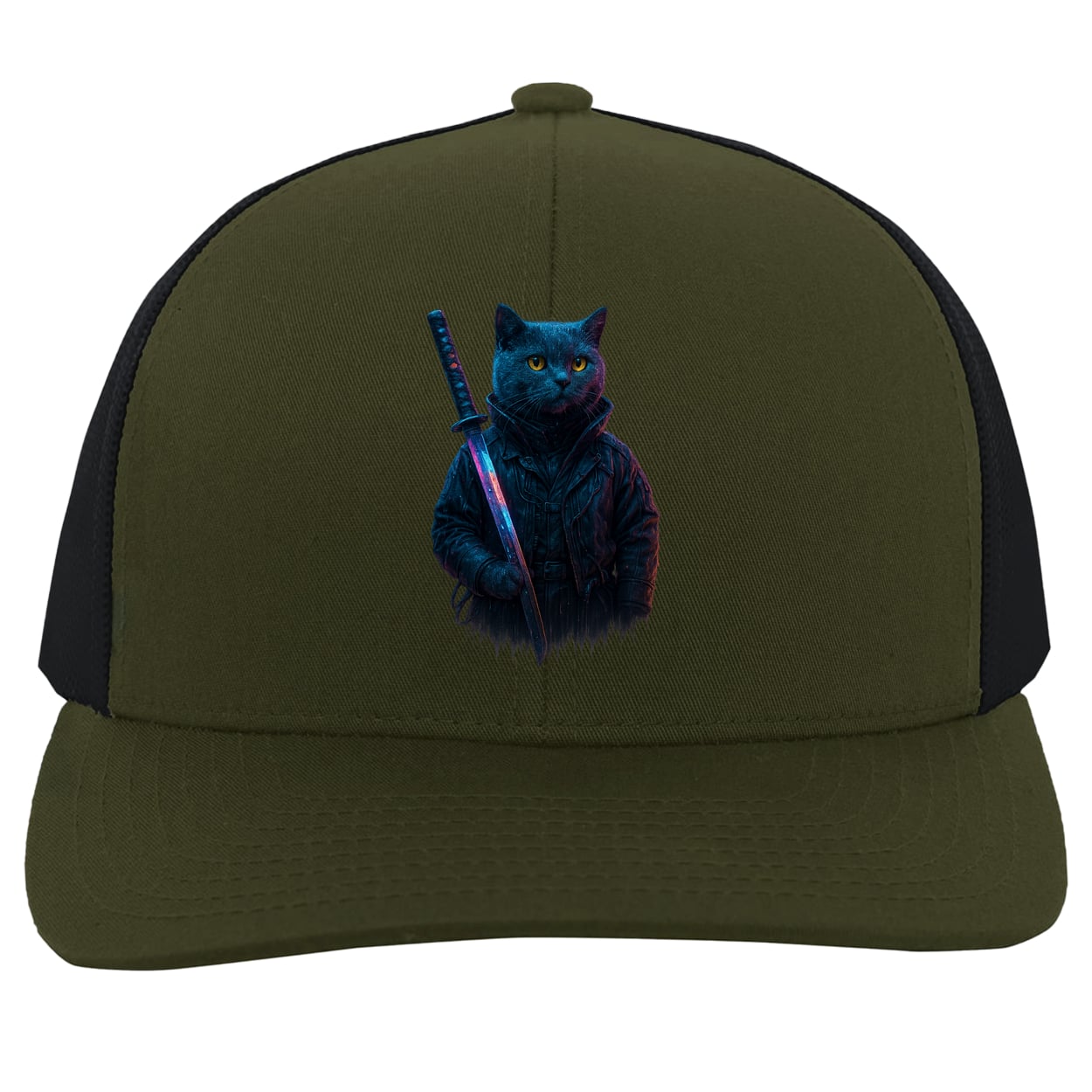 104C Trucker Snap Back - Moss/Charcoal