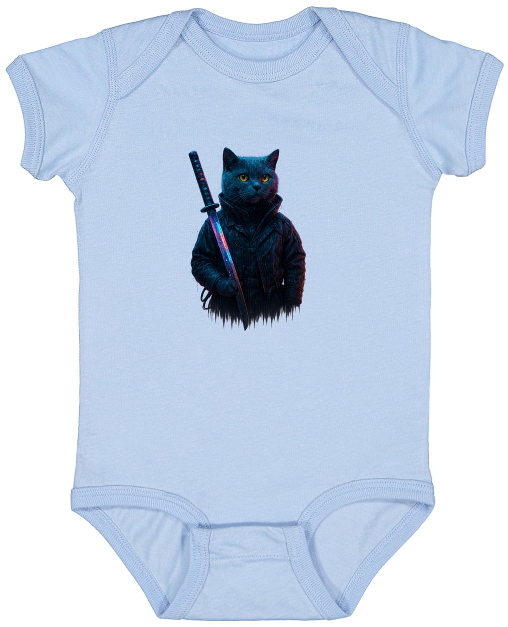 4424 Infant Fine Jersey Bodysuit - Light Blue