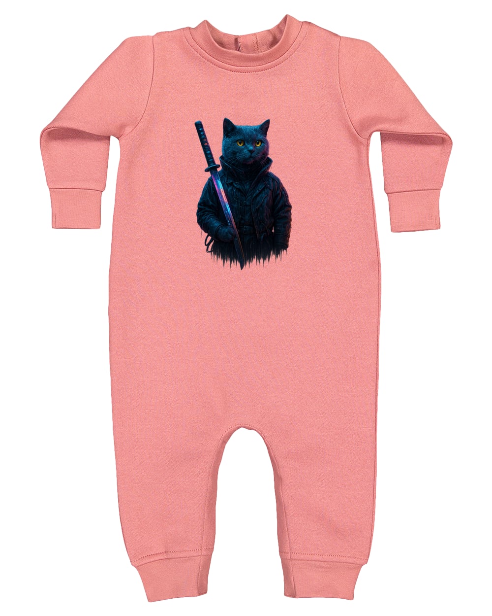 4447 Rabbit Skins Infant Fleece One-Piece Bodysuit - Mauvelous
