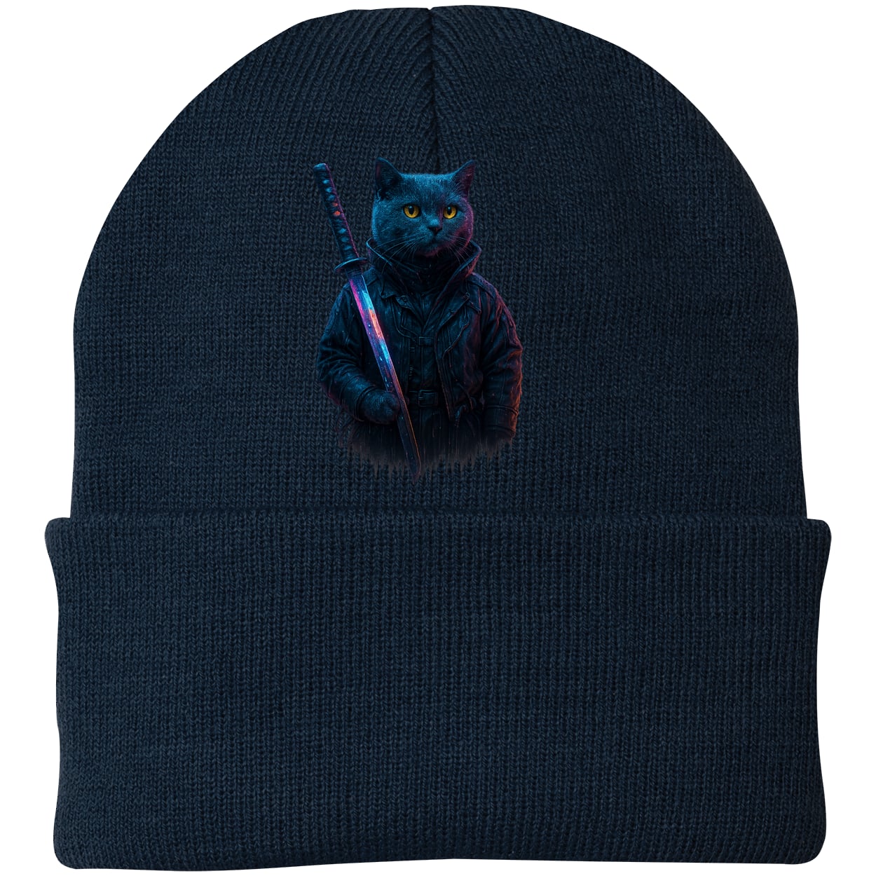 CP90 Port & Company Knit Beanie - Navy