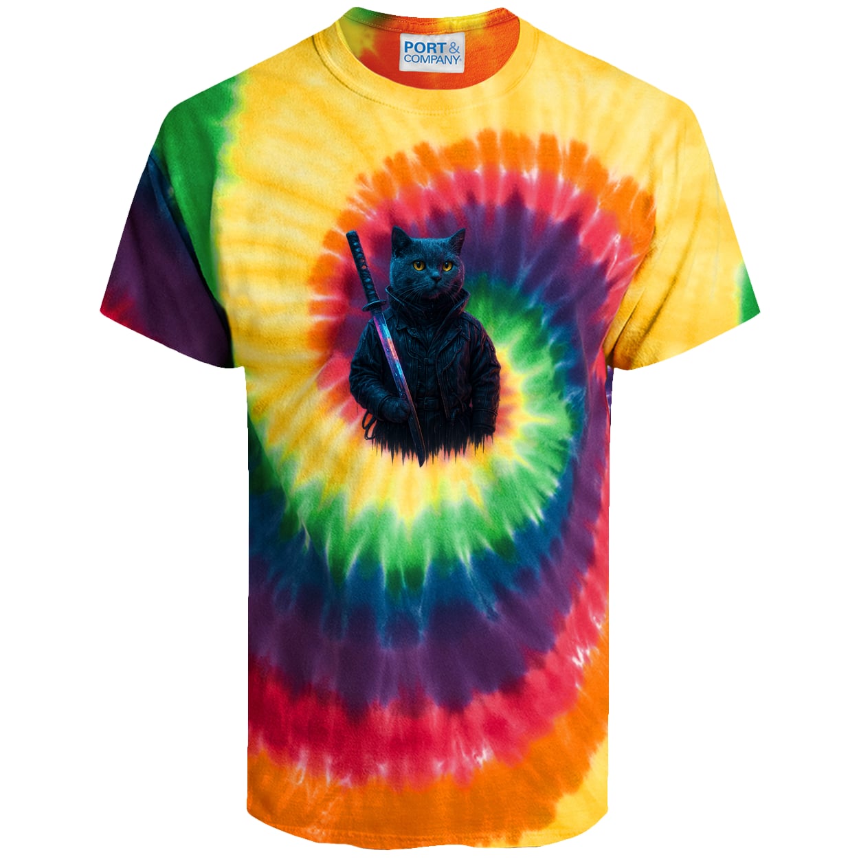PC147 Port & Company Tie-Dye Tee - Rainbow