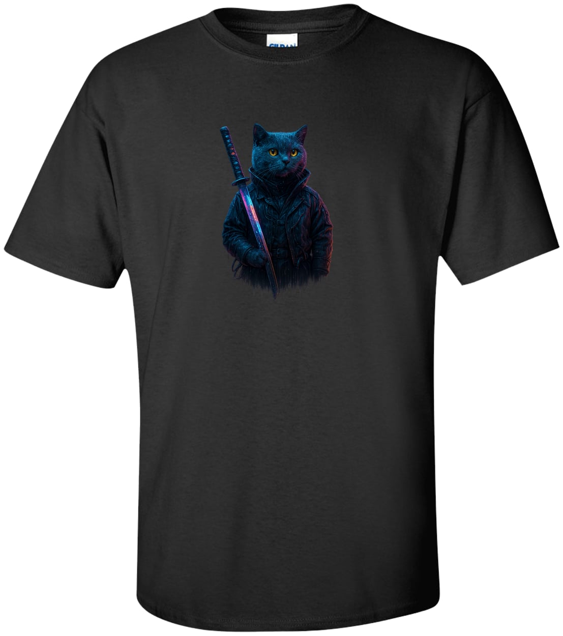 G200T Gildan Mens Tall Ultra Cotton Tee - Black