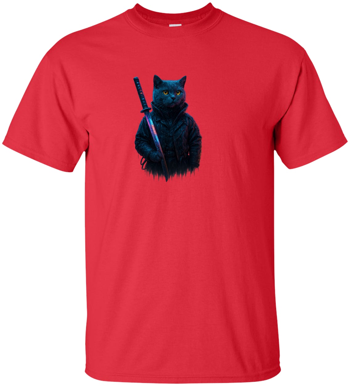 G200T Gildan Mens Tall Ultra Cotton Tee - Red